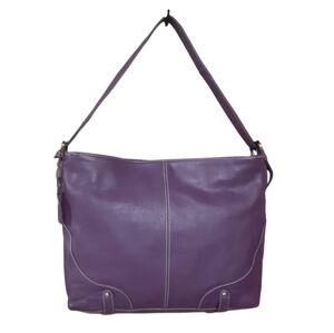 Soprano Shoulder Bag Leather Purple NWT